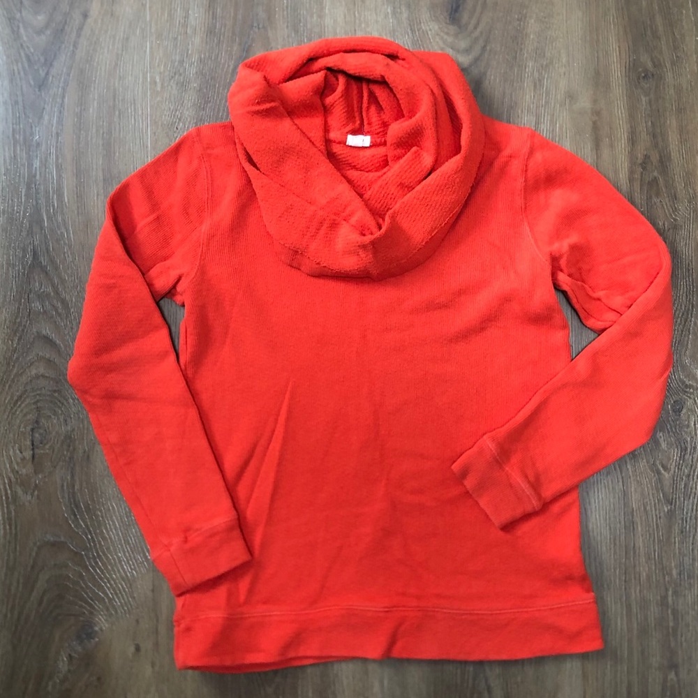 J. Crew Factory Cowl Neck French Terry Sweatshirt